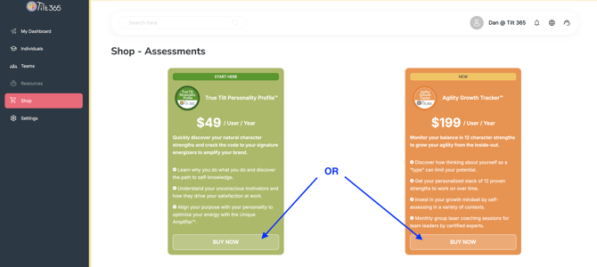 order assessment for client2